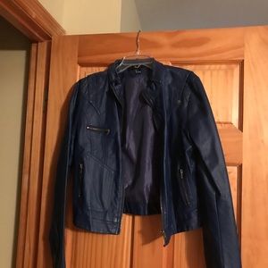 Faux leather jacket